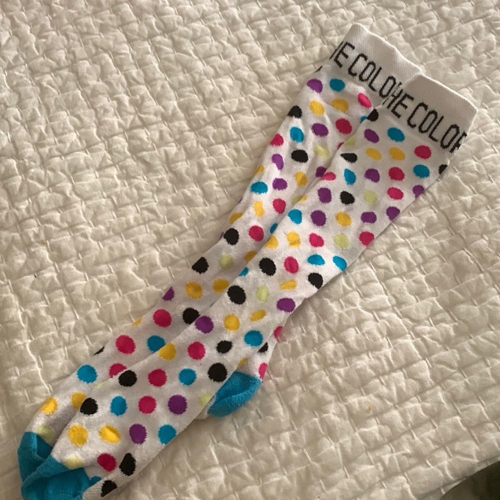 Color Run knee socks